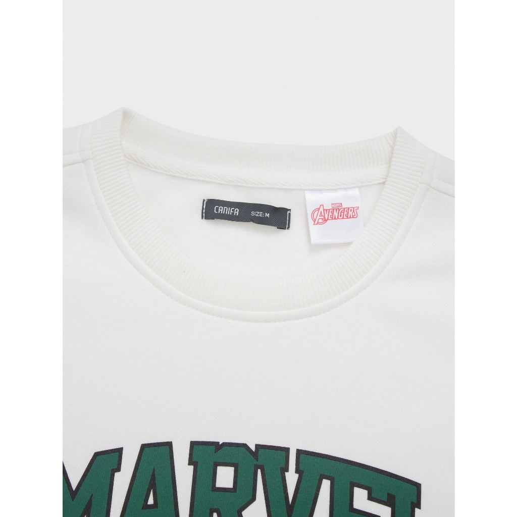 Áo nỉ nam CANIFA áo sweater cổ tròn dài tay Marvel 8TW23W015