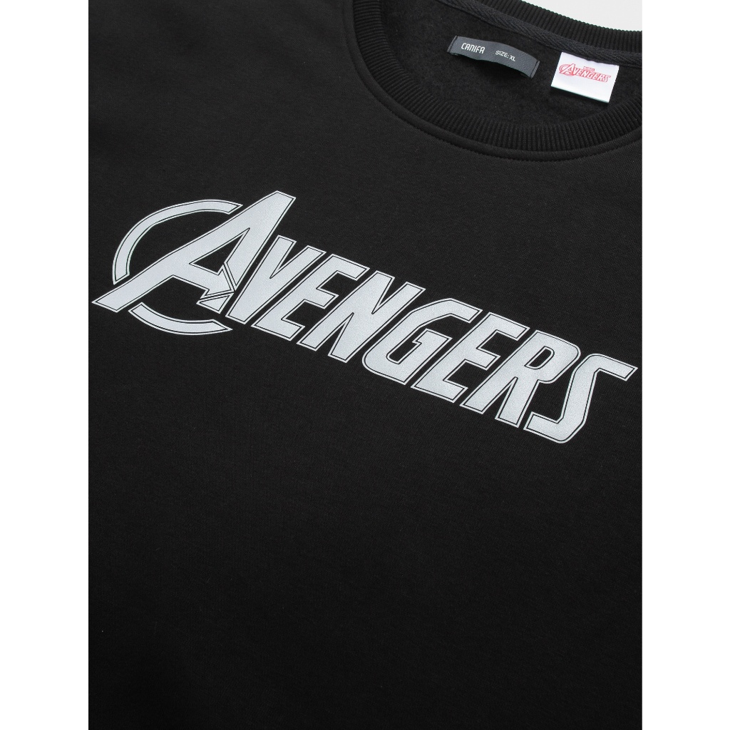 Áo nỉ nam CANIFA áo sweater cổ tròn dài tay Marvel 8TW23W015