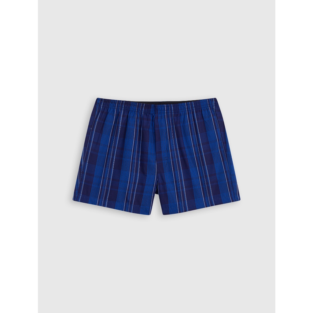 Pack 2 quần đùi mặc nhà cho nam CANIFA chất liệu 100% cotton mát mẻ, cạp chun thoải mái 8LA22A005