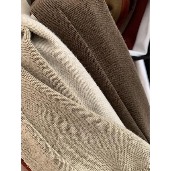 Áo Len Tăm Mịn Nhún Vai Hàng QC