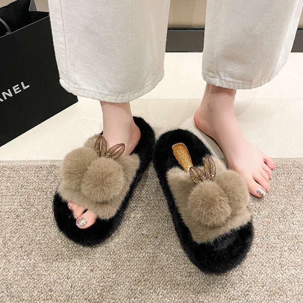 Dép Bông Đế Xuồng Thiết Kế Mới Thời Trang Theo Phong Cách Nhật Bản Cho Nữ