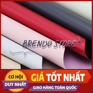 🌹sỉ🌹 giấy gói hoa🌸🌻 giấy 2 mặt trơn nhiều màu sắc 20 tờ