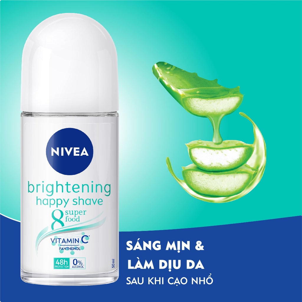 Lăn Ngăn Mùi NIVEA Sáng Mịn | Làm Dịu Da (50 ml) - 83781