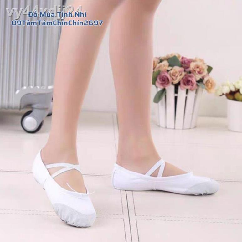 Giày tập múa ba lê | Giày múa ballet | Giày tập múa cổ trang GM07  - Đồ Múa Tịnh Nhi