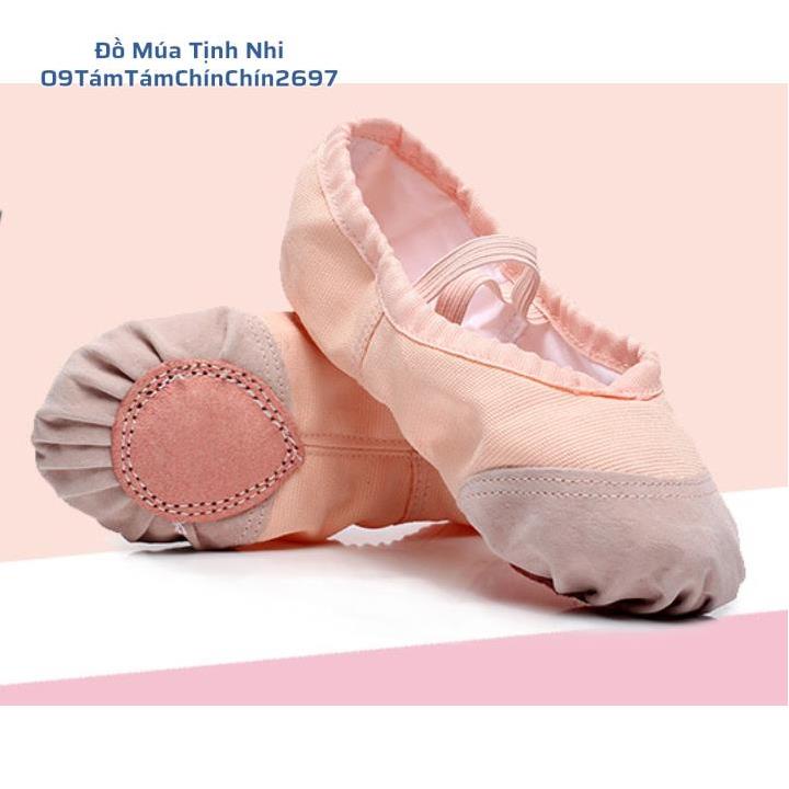 Giày tập múa ba lê | Giày múa ballet | Giày tập múa cổ trang GM07  - Đồ Múa Tịnh Nhi