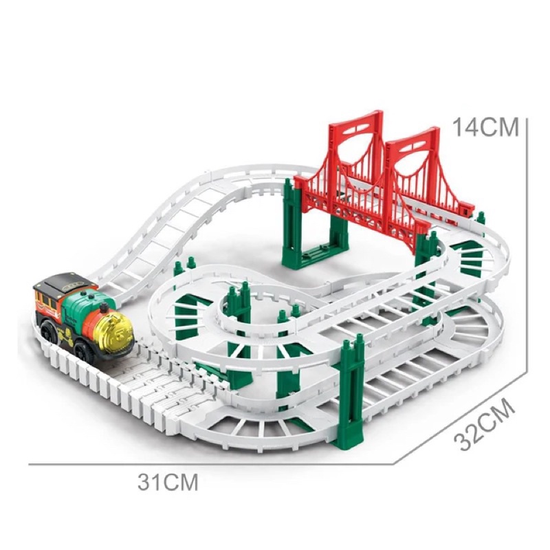 Đồ Chơi Xe Lửa Điện Chủ Đề Giáng Sinh Chạy Bằng Pin Cho Bé Trai Và Bé Gái - Quà Tặng Cho Bé - LittleRabbit