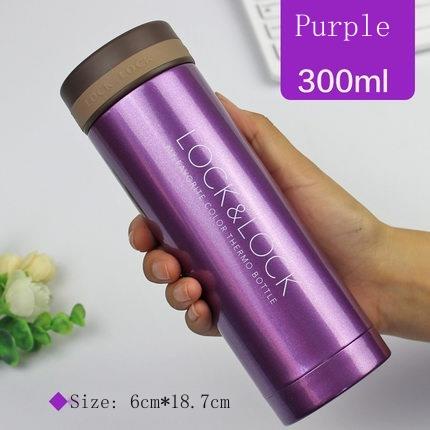 Bình Nước Giữ Nhiệt lock & lock mini Bằng Thép Không Gỉ 200mlock Cho Nam & Nữ