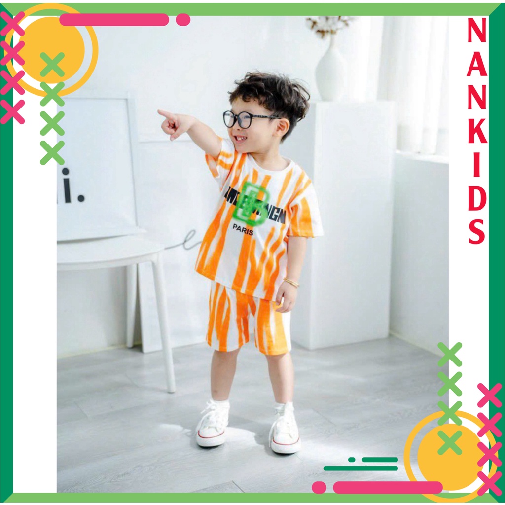 Bộ quần áo cho bé trai B-PARI tính tình chất vải mát mịn chống nhăn,chống xù lông cho bé từ 10kg đến 32kg -NAMKIDS