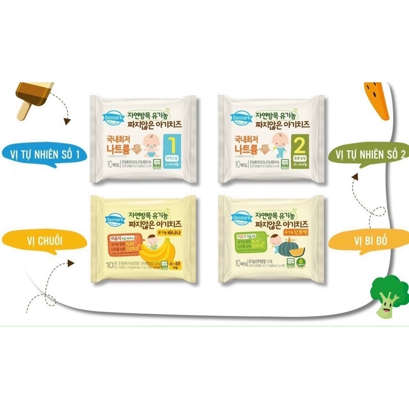 Phô Mai Hữu Cơ Tách Muối NAMYANG DEVINCH Hàn Quốc cho bé từ 6 tháng