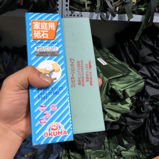 Đá mài dao kéo okuma nhật 2 mặt