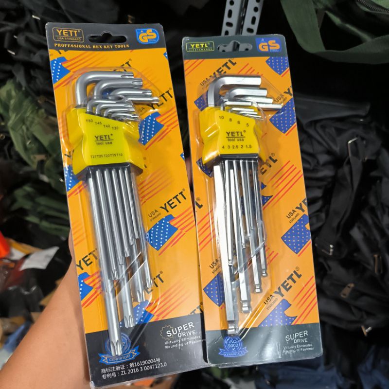 (Rẻ Nhất Shopee)ComBo 2 Bộ Lục Giác Bông Và Bi Hiệu YETL