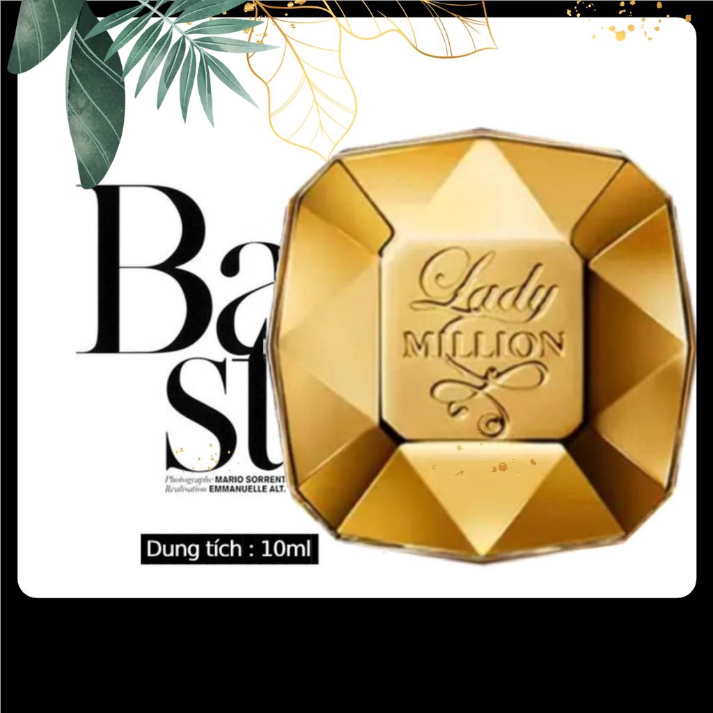 Nước hoa Paco Rabane Lady Million Edp Test 10ml/20ml Spray - Muscat