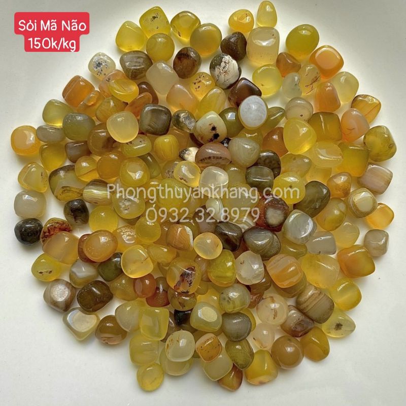 1KG Đá Vụn Tự Nhiên 1-2 cm dùng Trang Trí, Rải Nền, Thanh Tẩy