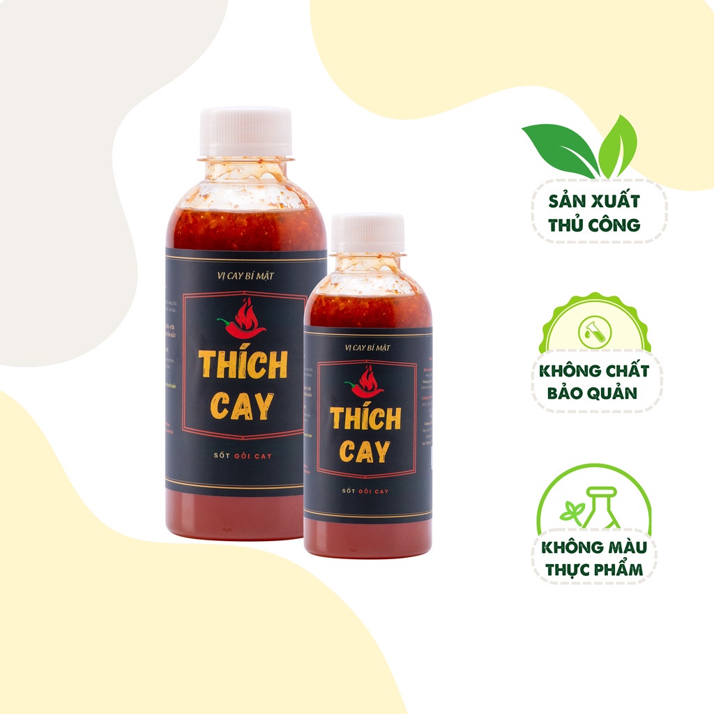 Nước trôn gỏi Thích Cay, sốt trộn salad, thơm ngon, tiện dụng, công thức gia truyền