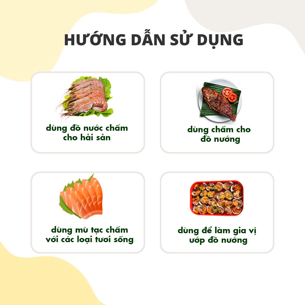 Nước chấm xanh Thích Cay, hải sản mù tạt, ớt xanh, tương chấm cay nòng, ăn lẩu