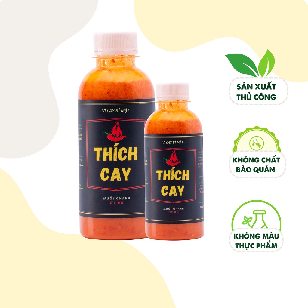 Nước chấm đỏ Thích Cay, tương chấm thịt nướng, đồ nướng, chấm ăn lẩu, nước chấm ớt hiểm cay