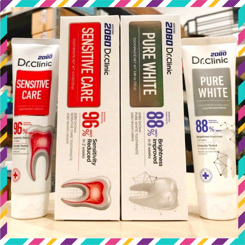 Kem Đánh Răng 2080 DR.CLINIC Hàn Quốc