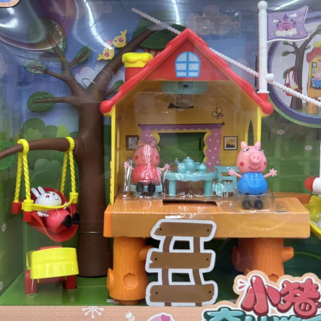 Đồ Chơi Gia Đình Heo peppa peppa Bằng Nhựa Vui Nhộn Cho Bé