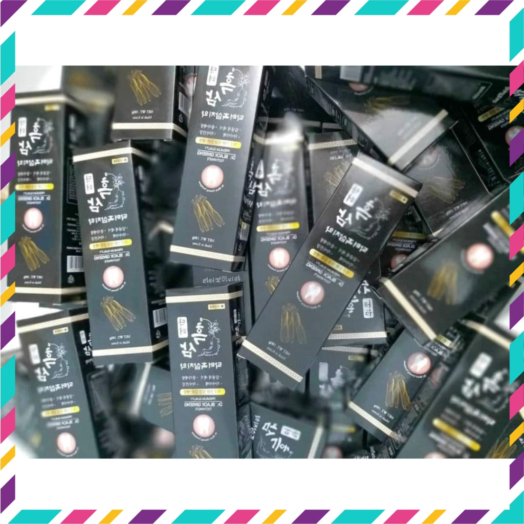 Kem Đánh Răng Hắc Sâm DR Black Ginseng 180g Hàn Quốc