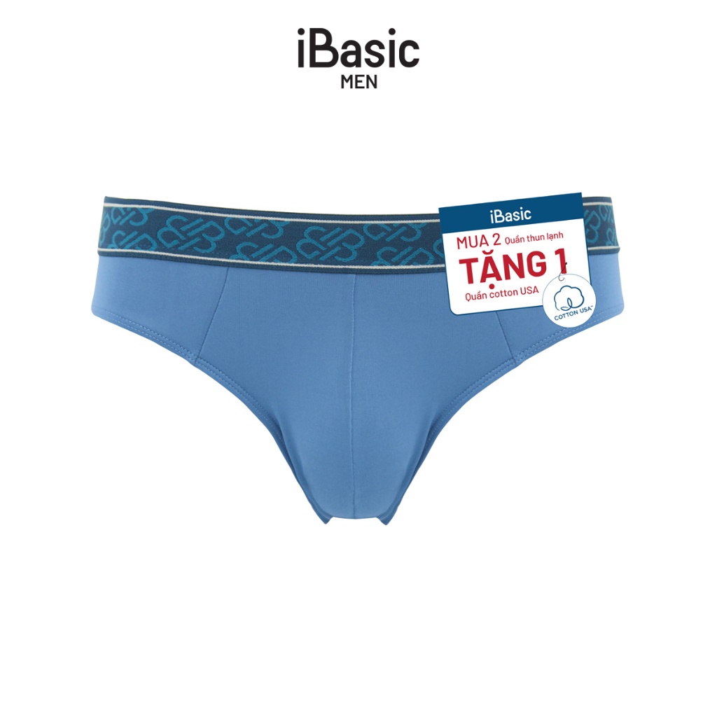 [MUA 2 TẶNG 1] Combo 2 quần lót nam brief poly tặng 1 quần lót nam cotton USA iBasic PANM119