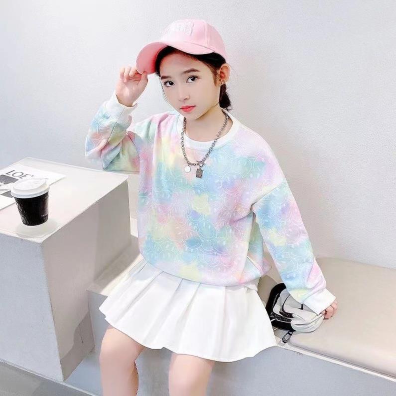Set áo thun chân váy cho bé gái 8 9 10 11 12 tuổi  ☑️ Đầm trắng thu đông size đại 20kg 25kg 30kg 35kg 40kg