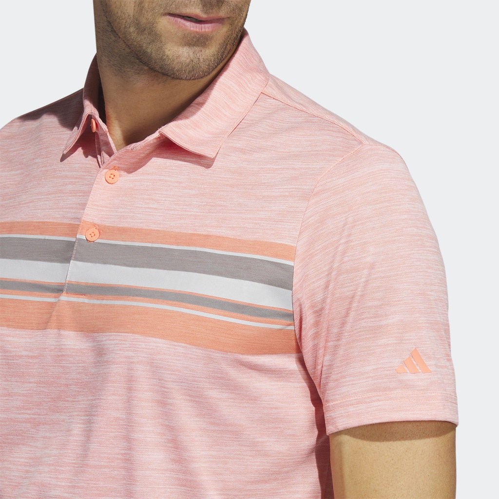 Adidas Đánh gôn Áo Polo Graphic Ngang Ngực Nam trái cam HR7995