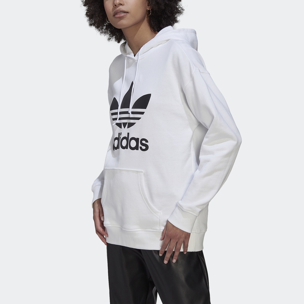 Adidas Phong cách sống Áo hoodie Ba Lá adidas Adicolor Nữ trắng HN8329