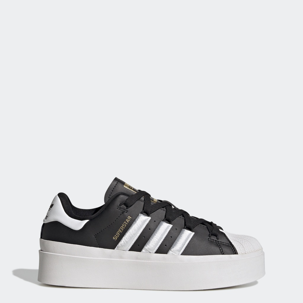 adidas Phong cách sống Giày Superstar Bonega Nữ Đen GX1841