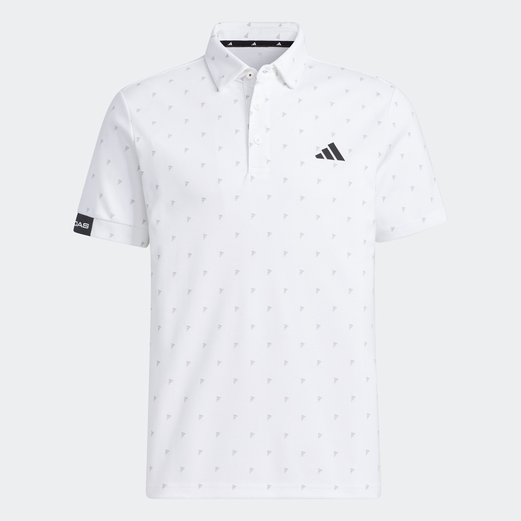 Adidas Đánh gôn Áo Polo Monogram Badge of Sport AEROREADY Nam trắng HT6837