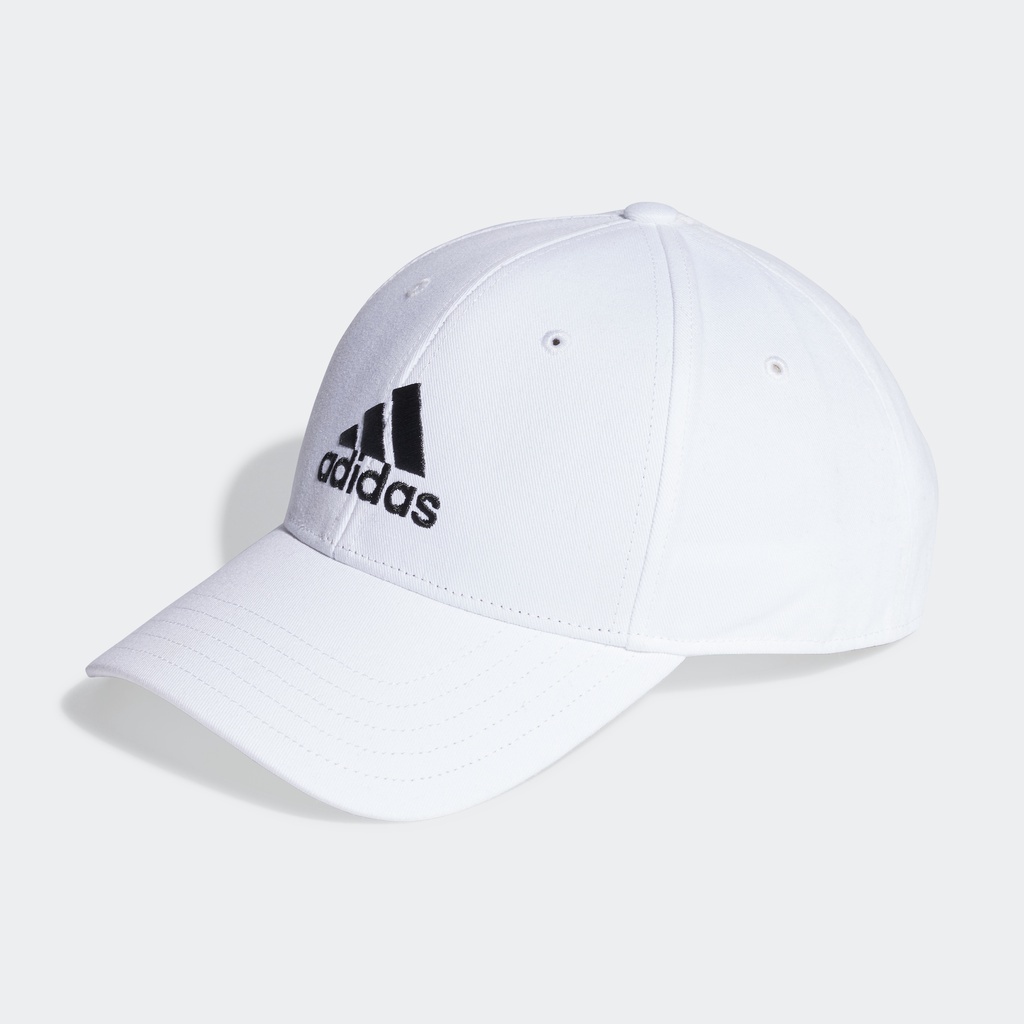 Adidas Phong cách sống Mũ Bóng Chày Vải Twill Cotton Unisex trắng IB3243