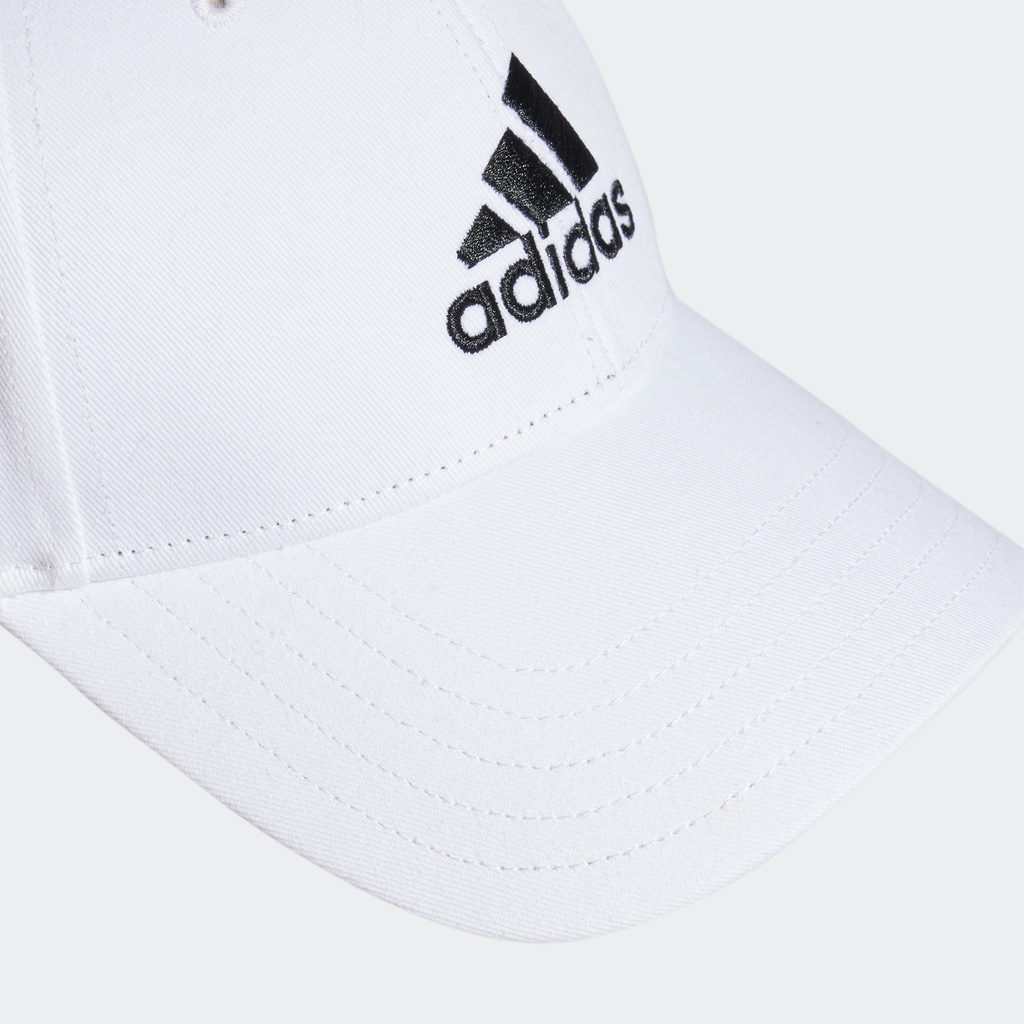 Adidas Phong cách sống Mũ Bóng Chày Vải Twill Cotton Unisex trắng IB3243