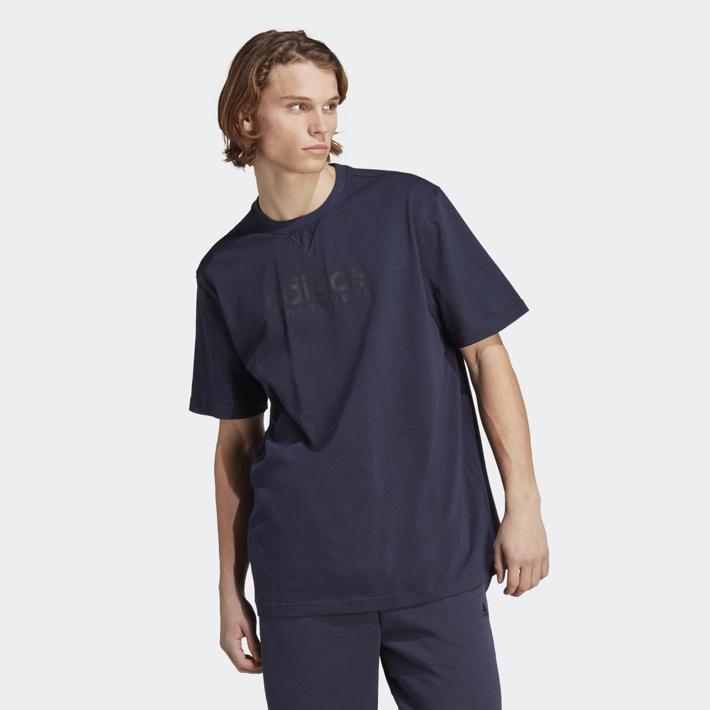 Adidas Phong cách sống Áo Thun Graphic All SZN Nam Màu xanh da trời IC9812