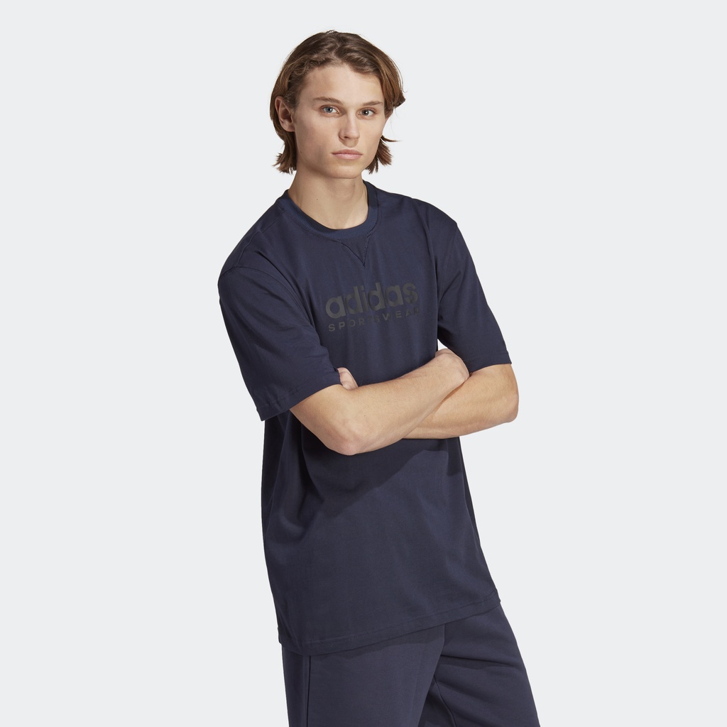 Adidas Phong cách sống Áo Thun Graphic All SZN Nam Màu xanh da trời IC9812