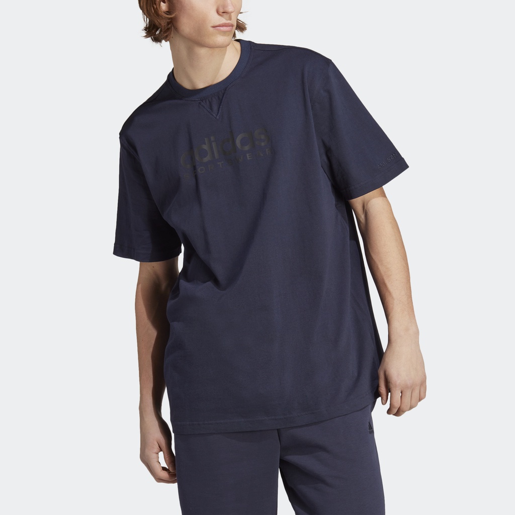 Adidas Phong cách sống Áo Thun Graphic All SZN Nam Màu xanh da trời IC9812