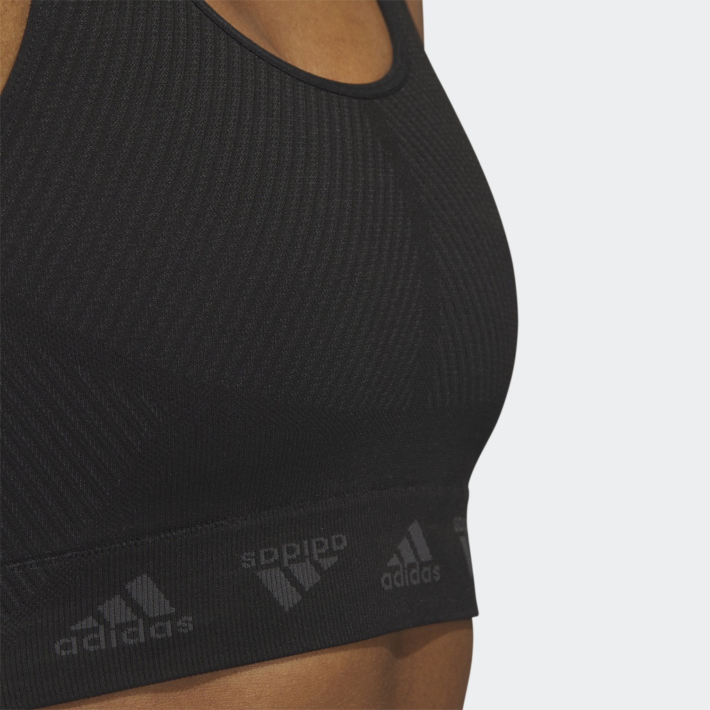 Adidas Tập luyện Áo Bra Light Support adidas AEROKNIT Nữ Đen H64691