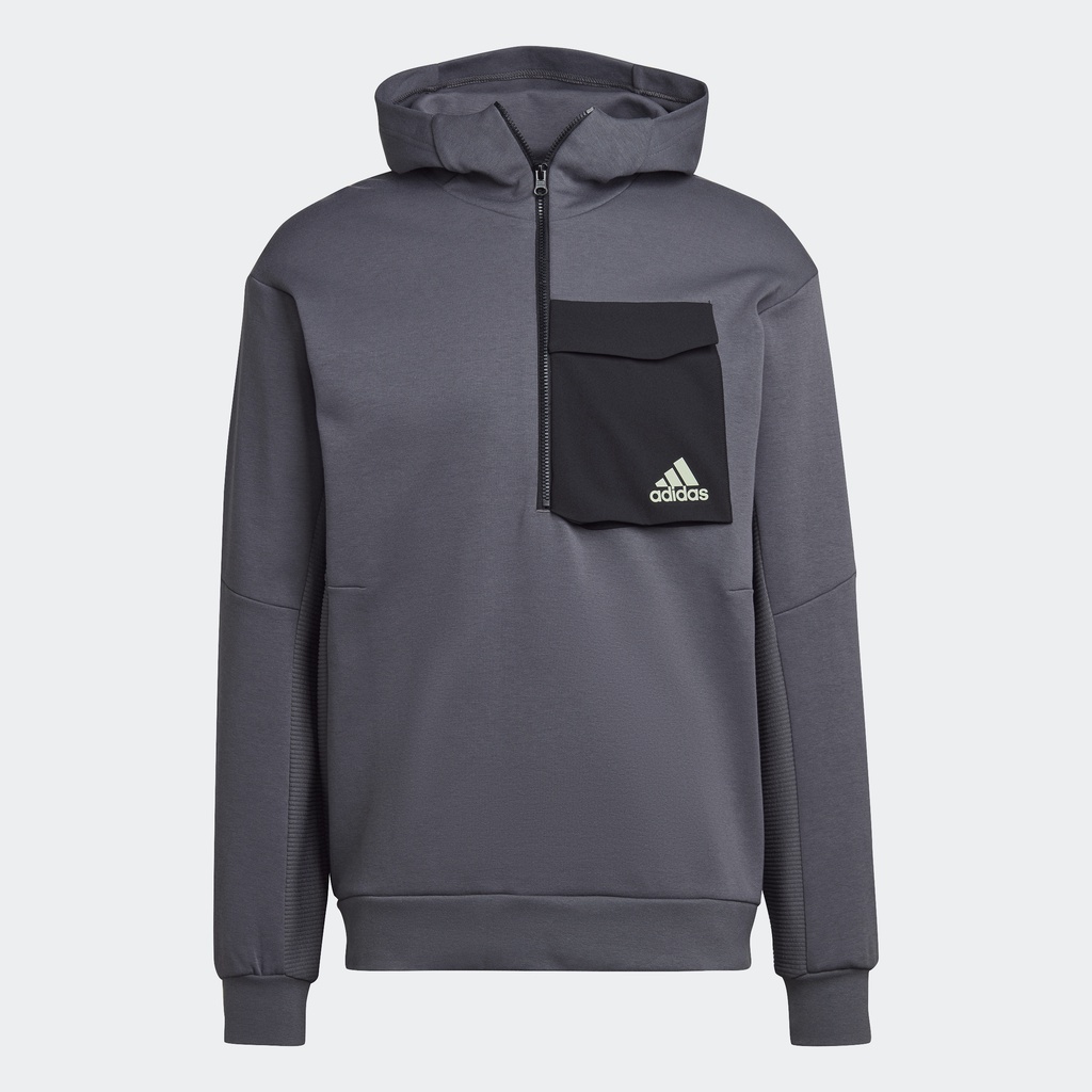 Adidas Phong cách sống Áo Hoodie Designed for Gameday Nam Xám HN0409