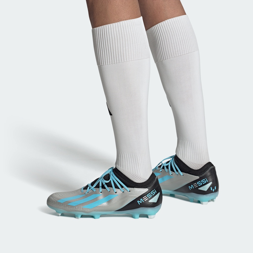 Adidas Bóng đá Giày Đá Bóng Firm Ground X Crazyfast Messi.3 Unisex Bạc IE4078