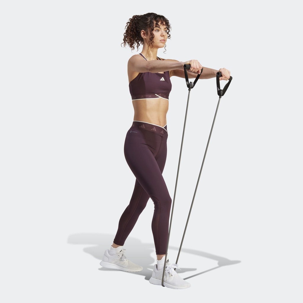 Adidas Tập luyện Áo Bra Tập Luyện Medium Support Techfit Powerimpact Nữ Đỏ HN7252