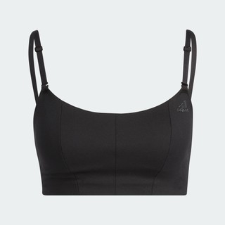 Adidas tập luyện áo bra light support yoga studio nữ đen he9058