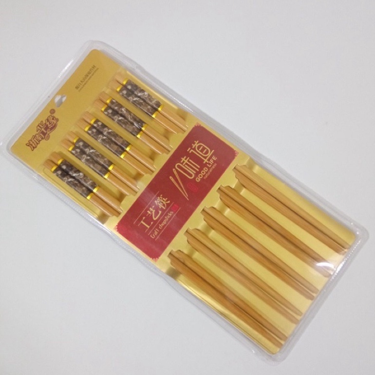 Combo 10 đôi đũa tre cao cấp thời thượng giả vân đá