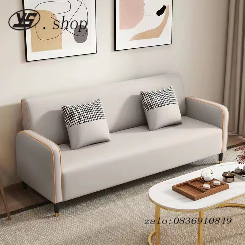 Sofa Vải Bắc Âu Phòng Khách Căn Hộ Nhỏ Đơn Giản Hiện Đại Cho Thuê Căn Hộ Đôi Ba Căn Hộ Cửa Hàng Quần Áo Đơn Giản