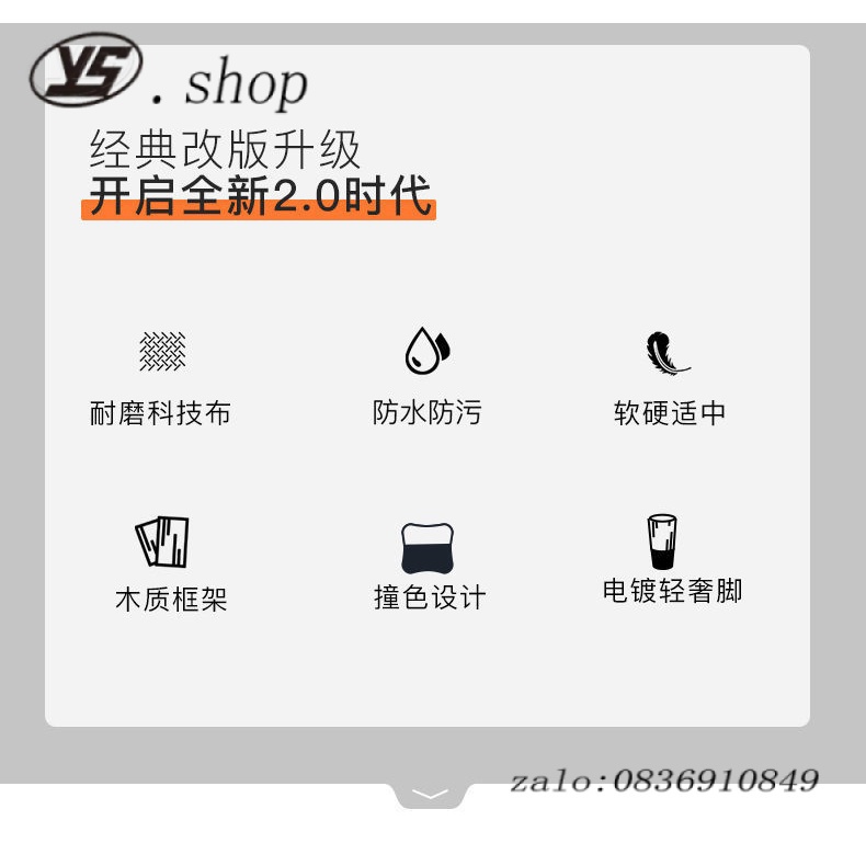 Sofa Vải Bắc Âu Phòng Khách Căn Hộ Nhỏ Đơn Giản Hiện Đại Cho Thuê Căn Hộ Đôi Ba Căn Hộ Cửa Hàng Quần Áo Đơn Giản