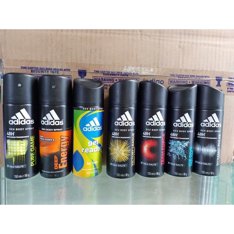 Xịt Khử Mùi Adidas 150ml Hàng Chính Hãng- Châu Âu