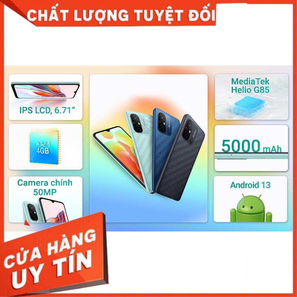 Điện thoại xiaomi redmi 12C Máy Chính Hãng BH 12 Tháng Lỗi 1 Đổi 1 Máy Nguyên Seal