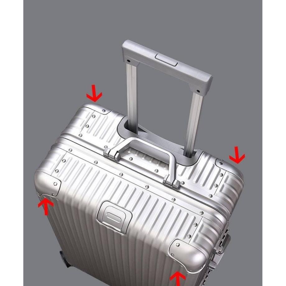 Vali Nhôm  size 24 29 vali nhôm nguyên khối size đại, vali nhôm nguyên khối mã 1801