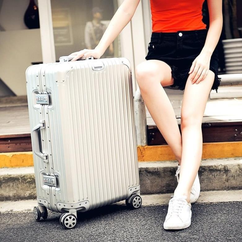 Vali Nhôm  size 24 29 vali nhôm nguyên khối size đại, vali nhôm nguyên khối mã 1801