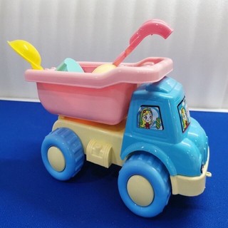 Đồ chơi xe xúc cát đi biển - lâu đài cát
