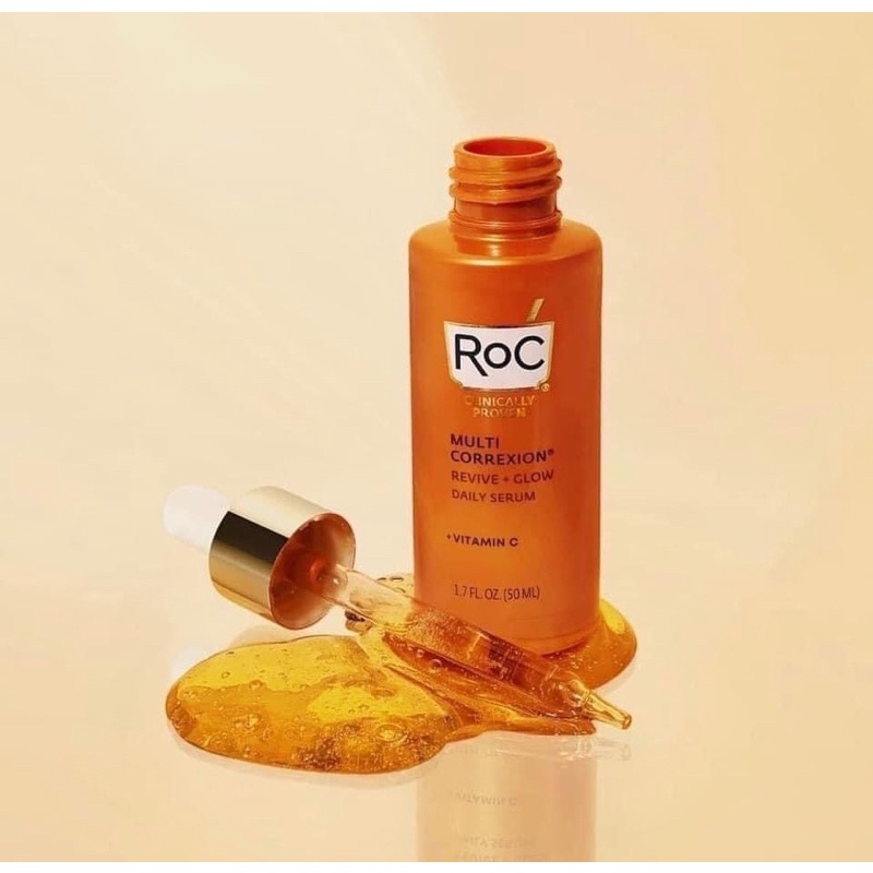RoC Multi Correxion Revive + Glow Vitamin C Daily Serum 50ml unbox