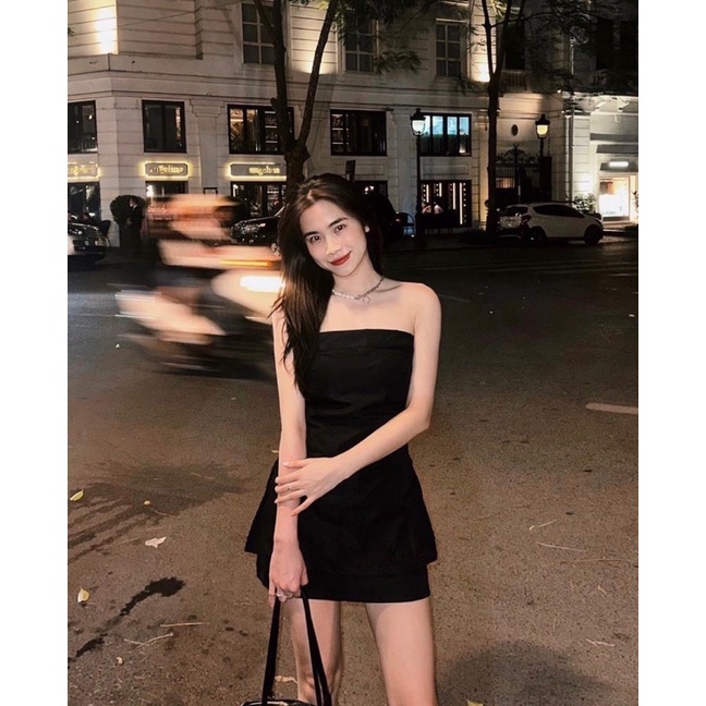 MILI SET - set áo ống kèm chân váy có lót