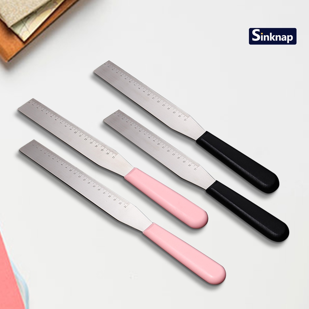 Spatula Sinknap thép cấp thực phẩm vét bơ làm bánh chống gỉ